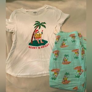 Beach Santa Pajamas